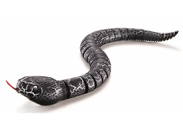 Realistic Remote Control RC Snake With Egg Shaped Controller (Black)