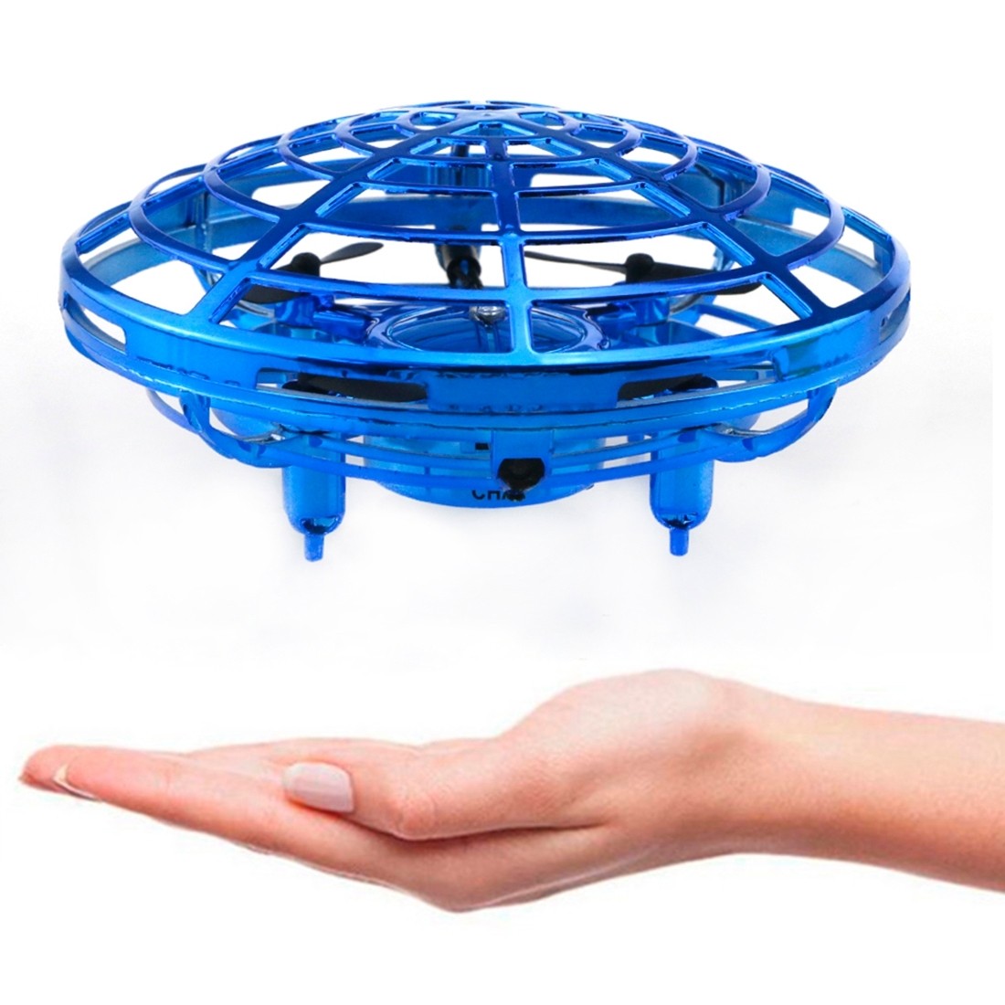 Mini UFO Hand Controlled Quadcopter (Blue)