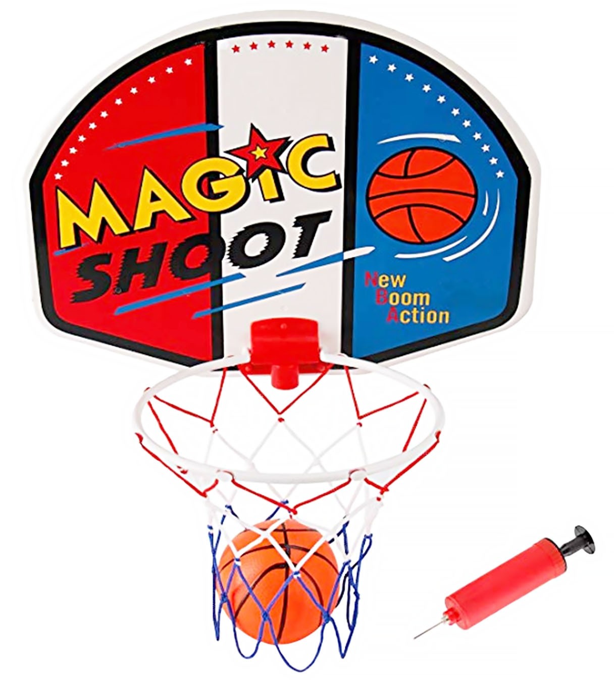 Magic Shot Mini Basketball Hoop Set With Ball And Pump