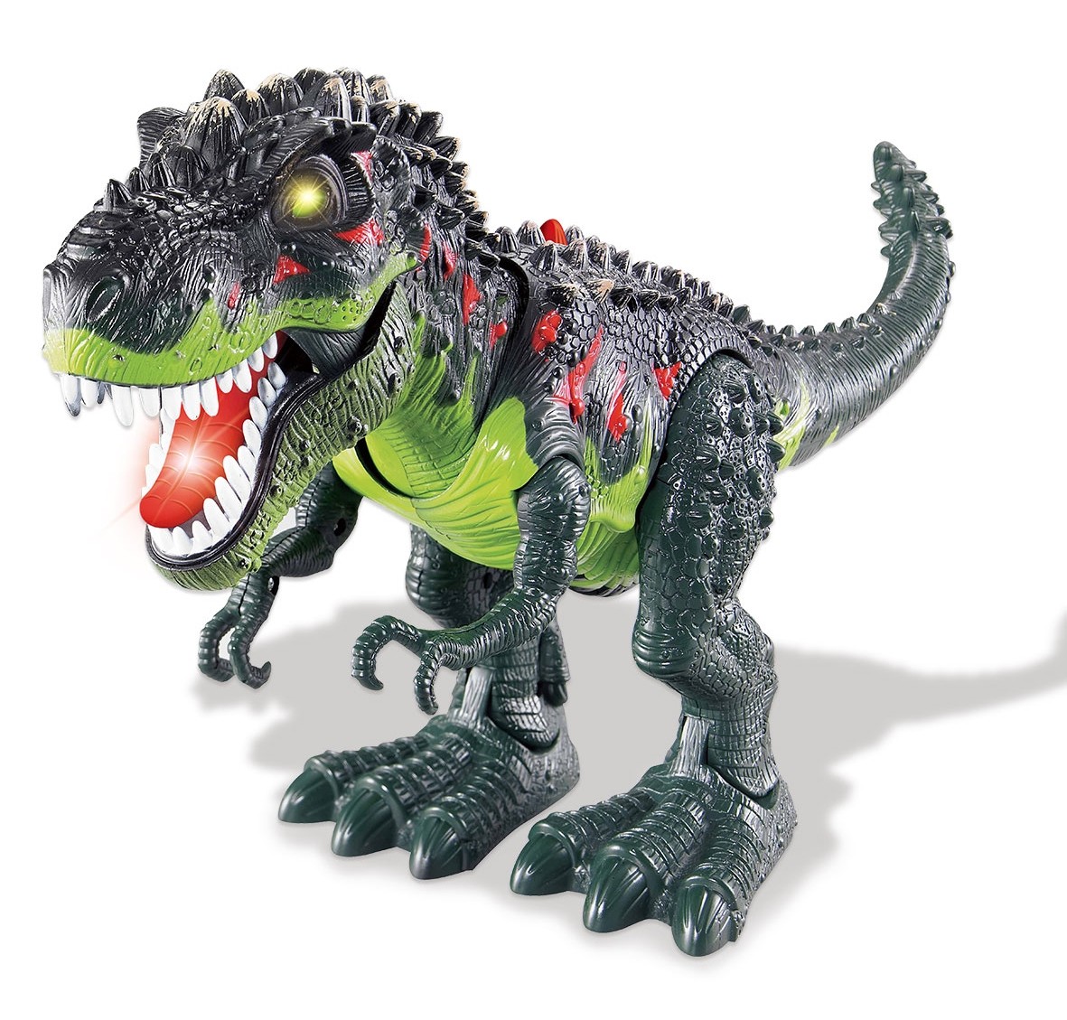 Tyrannosaurus T-Rex Dinosaur With Lights aAnd Sounds (Green)