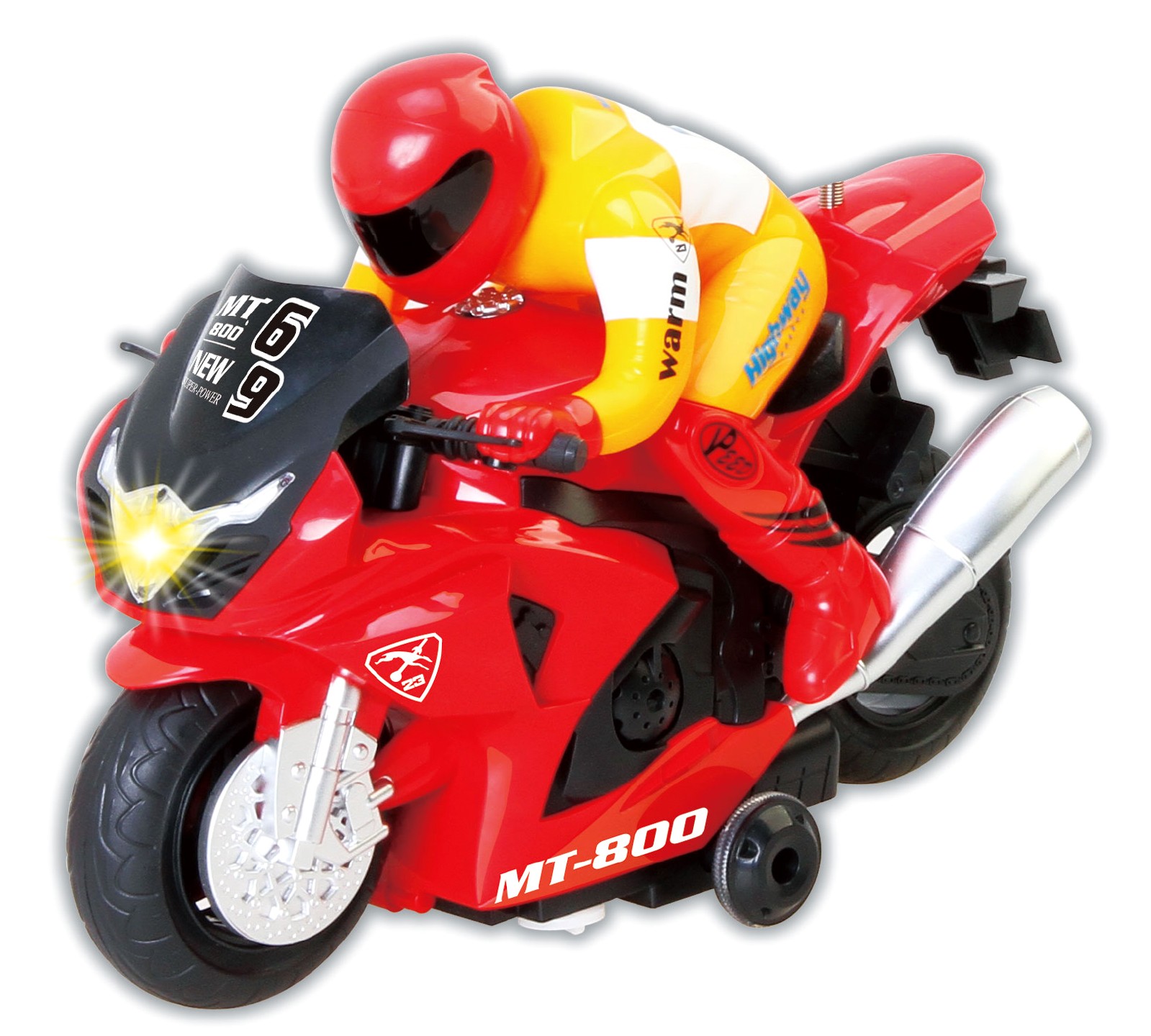 RC Motocycle Remote Control Toy (Red)