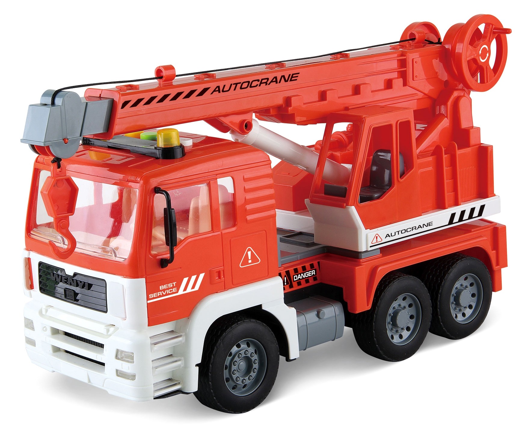 Friction Powered Construction Crane Truck Toy