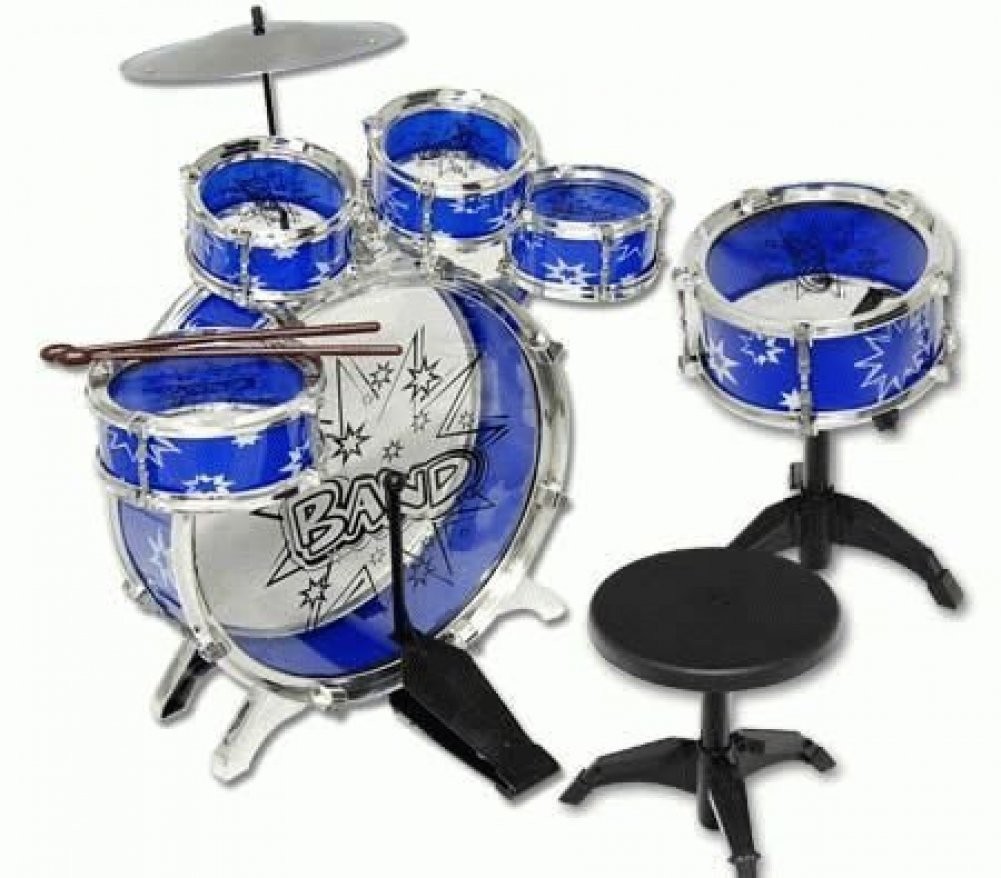 Musical Instrument Drum Playset (Blue)