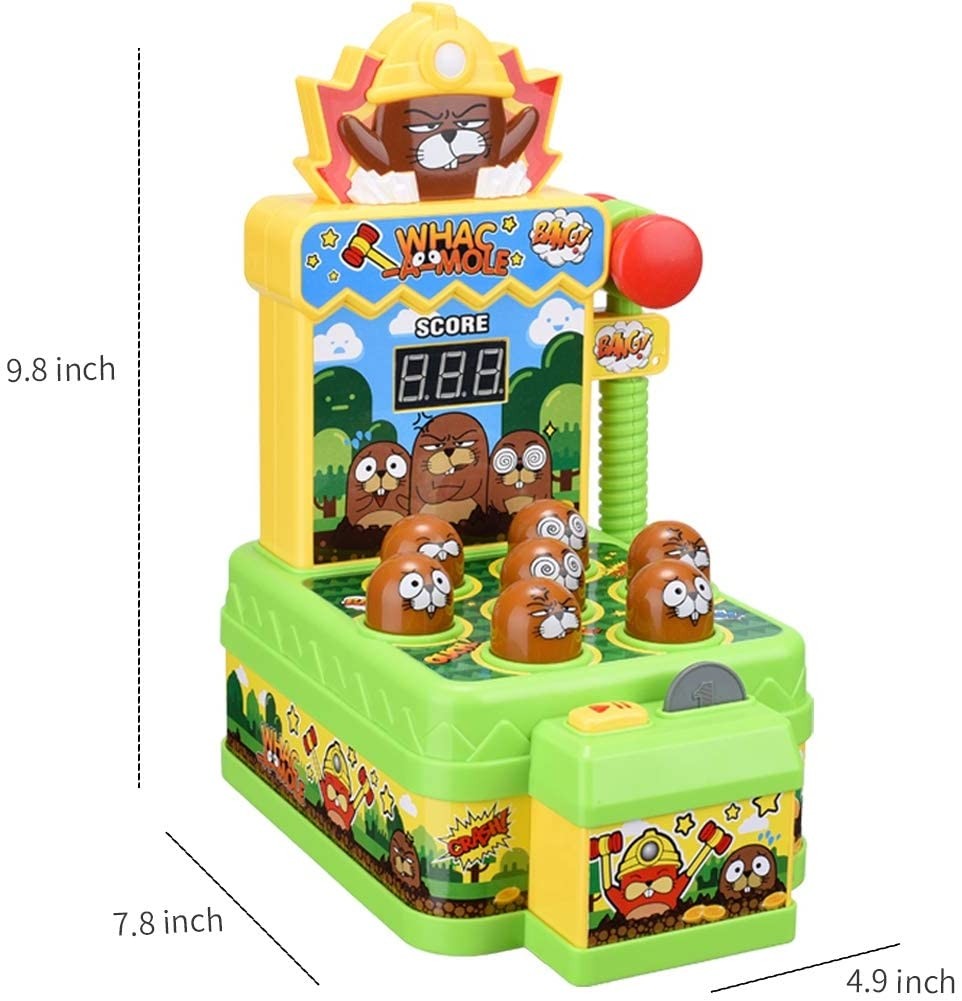 Arcade Whack A Mole Game For Toddlers