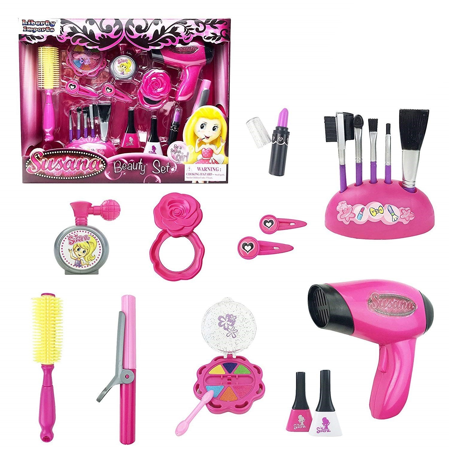 Pink Beauty Fashion Hair Salon Play Set
