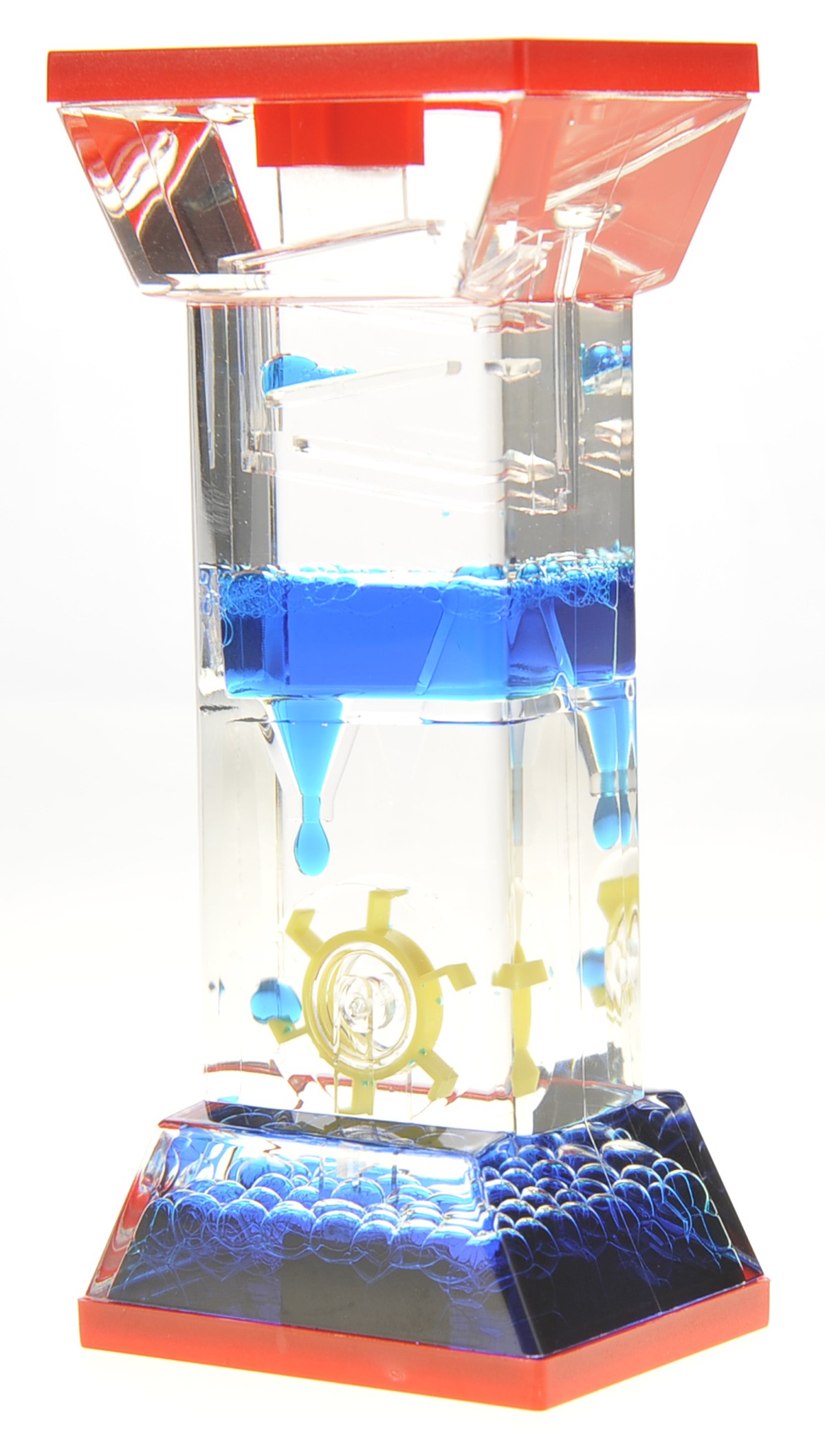 Liquid Motion Bubbler With One Wheel (Blue)