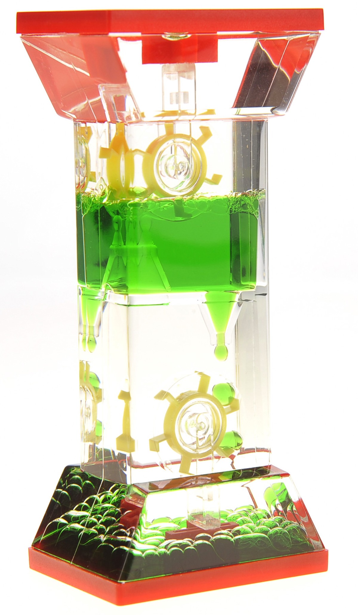 Liquid Motion Bubbler With Two Wheels (Green)
