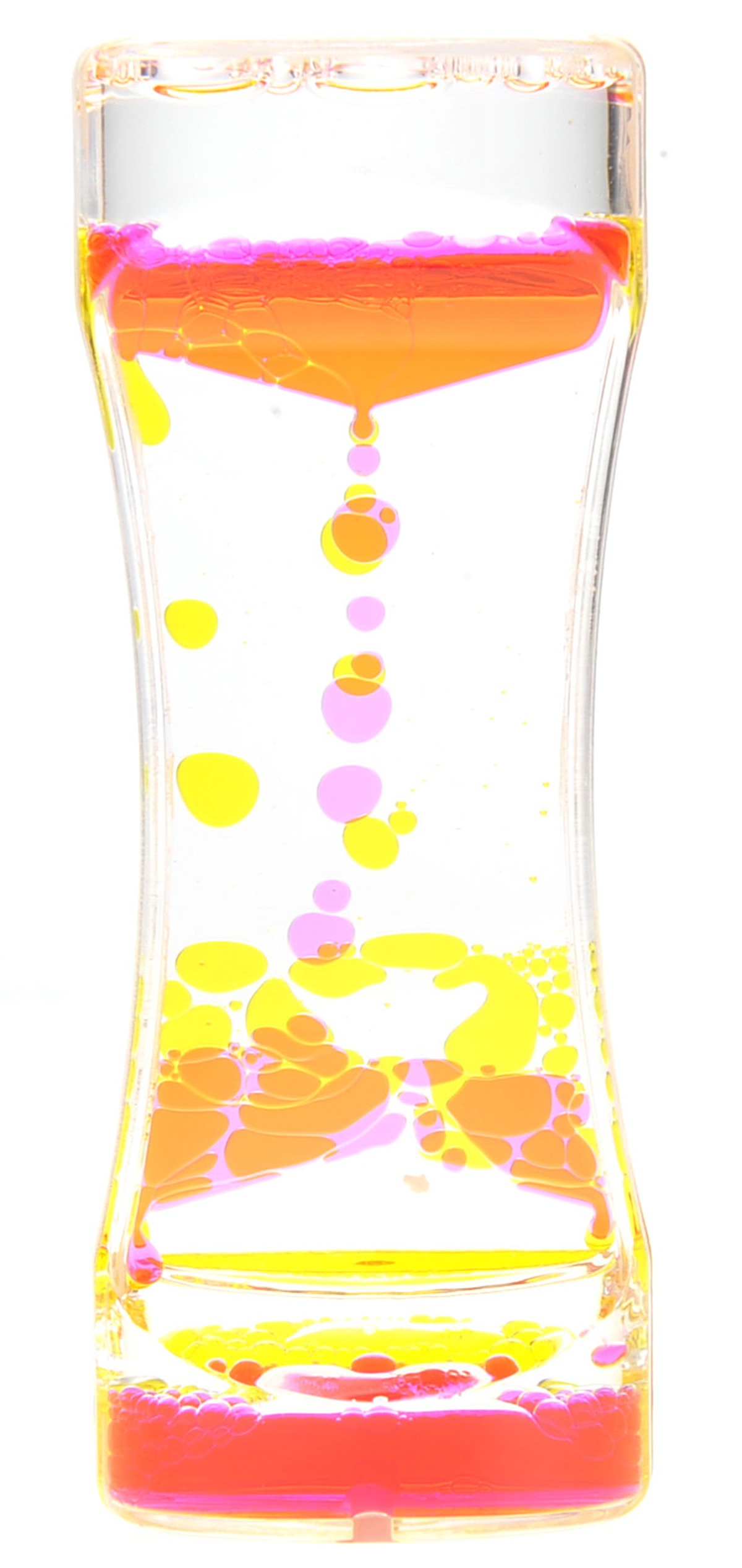 Liquid Motion Bubbler (Yellow Pink)