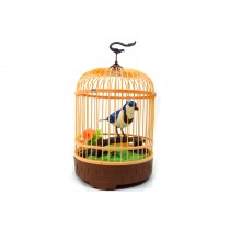 Singing & Chirping Bird In Cage - Realistic Sounds & Movements (Blue)