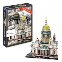 Saint Isaacs Cathedral 3D Puzzle, 105 Pieces