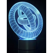 3D Ring-In-Ring Laser Cut Precision LED Lights