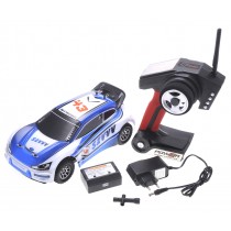 1:18 RC 2.4Gh 4WD Remote Control Rally Car (Blue)