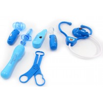 Doctor Nurse Medical Kit Playset for Kids (Blue)