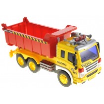 Friction Powered Dump Truck Toy With Lights And Sound