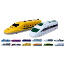 Pull Back Toy Trains, Set Of 12