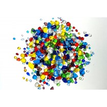 Lampwork Glass Tumbled Chips Stone (1 Pound)