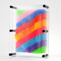 3D Pin Art Impression Board (Rainbow)