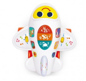 Airplane Learning Bump & Go Toys for Toddler w/Light & Music