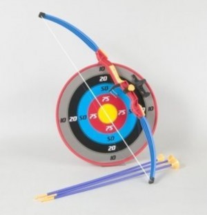 Kings Sport Toy Archery Bow And Arrow Set for Kids With Suction Cup Arrows And Target