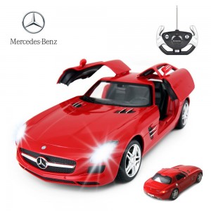 1:14 RC Mercedes Benz SLS With Open Doors And Lights (Red)