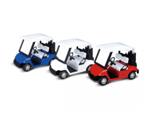 4.5" Die-Cast Metal Golf Cart Toy 6pcs