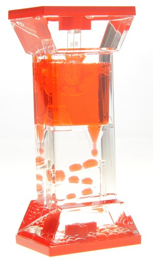 Liquid Motion Bubbler With One Wheel (Red)