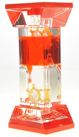Liquid Motion Bubbler With Two Wheels (Red)
