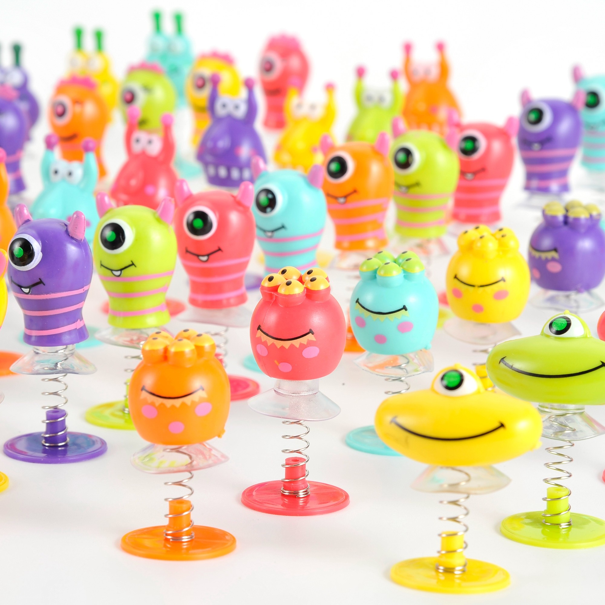 60 Pcs Fun Alien Spring/Jumping/Bouncy Party Favor Toys